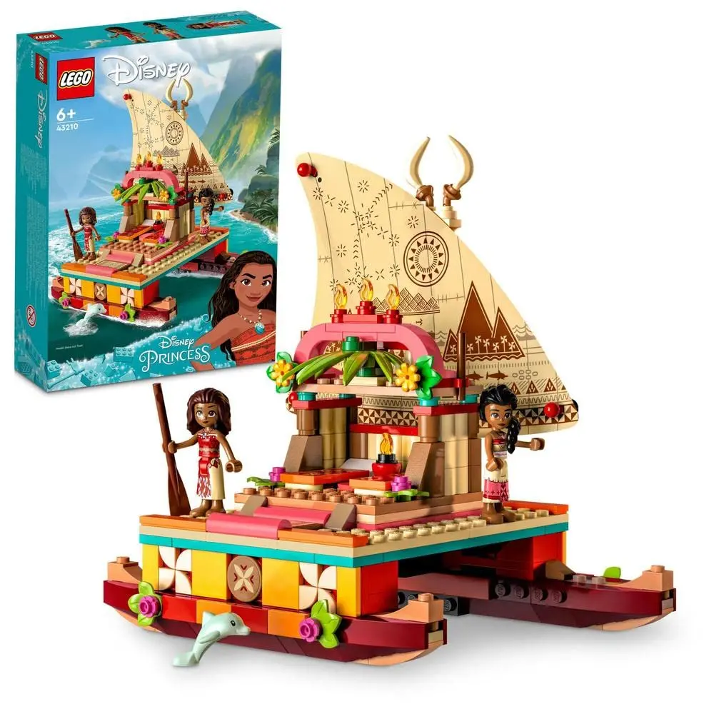 Lego Disney Moana’S Wayfinding Boat Building Kit For Ages 6+ 1