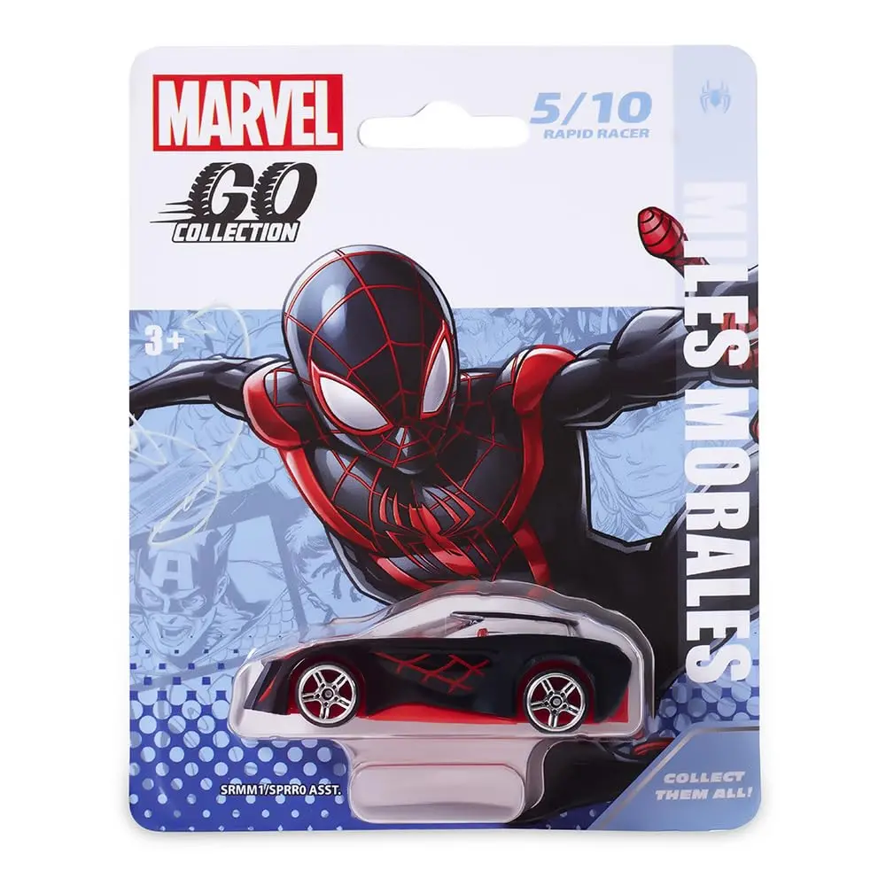 Marvel Go 1:64 Diecast Miles Morales Rapid Racer Toy Car For Collection For Ages 3 Years And Up 1