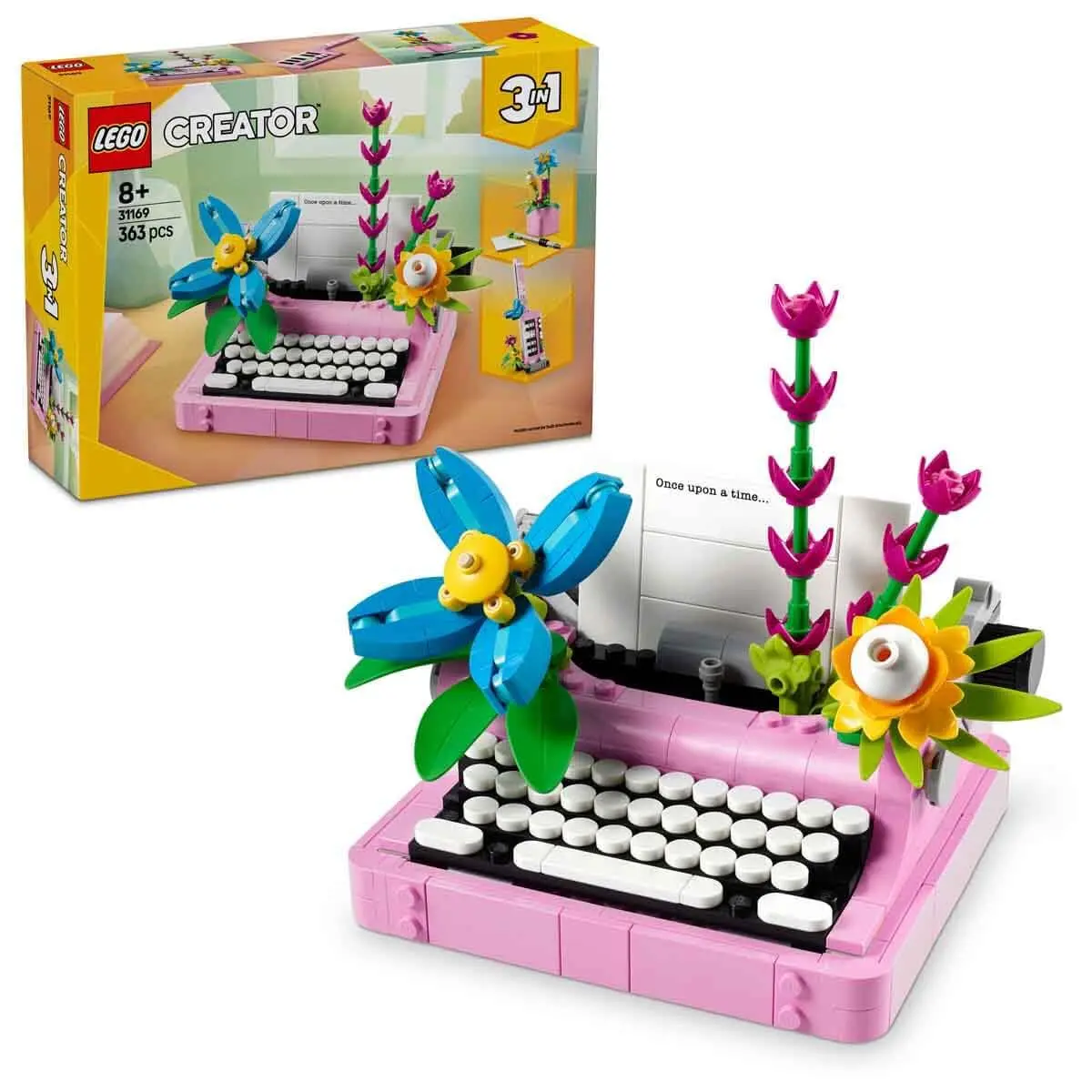 Lego Creator 3In1 Typewriter With Flowers Building Kit For Ages 8+ 1