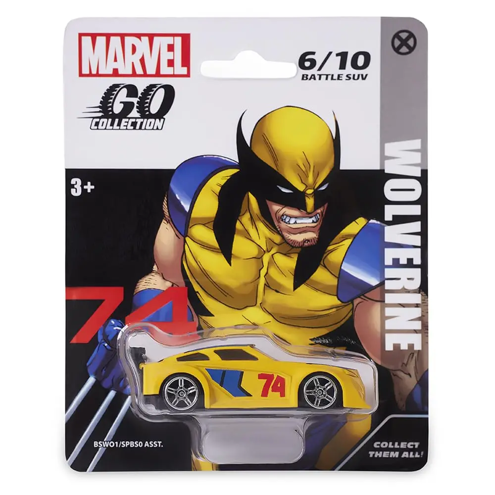 Marvel Go 1:64 Diecast Wolverine Battle Suv Toy Car For Collection For Ages 3 Years And Up 1