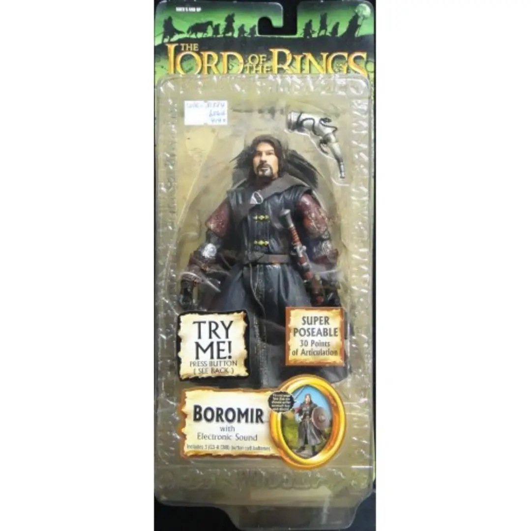 Toy Biz 81584 魔戒首部曲 魔戒現身 波羅莫 辛般 The Lord Of The Rings The Fellowship Of The Ring Boromir With Electronic Sound Sean Bean B5644140 (Lotr) 1