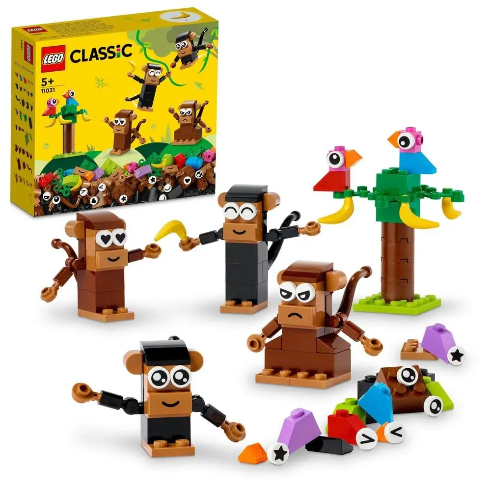 Lego Classic Creative Monkey Fun Building Kit For Ages 5+ 1