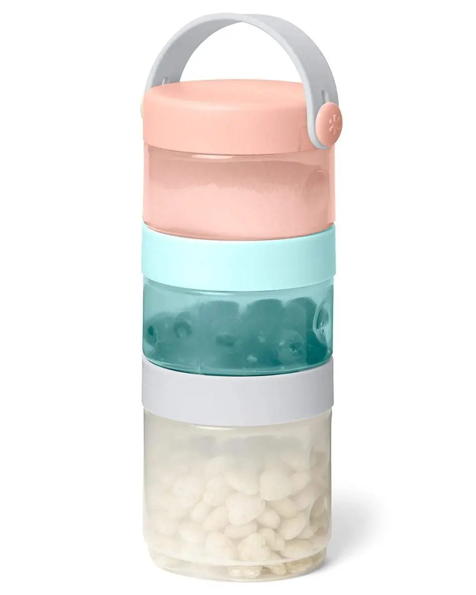 Skip Hop Grab & Go Food Storage Tower Multicolor - Weaning Accessory For Ages 0-3 Years 1