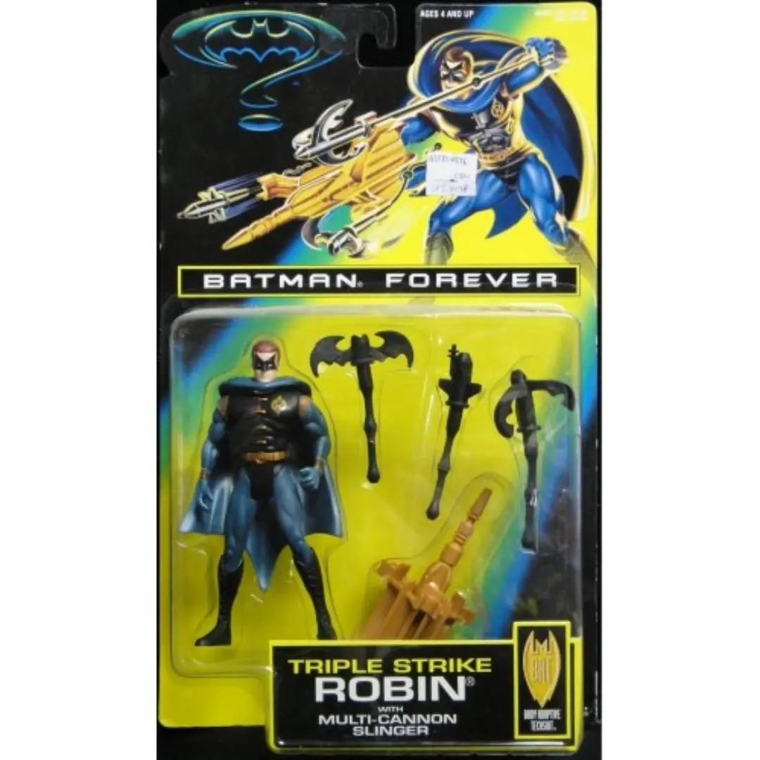 Kenner Batman Forever Triple Strike Robin With Multi-Cannon Slinger (Csw-64196) 1