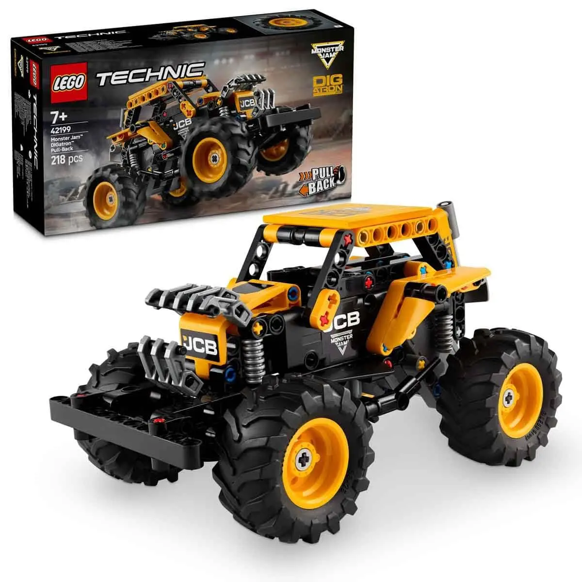Lego Technic Monster Jam Digatron Pull-Back Truck Building Kit For Ages 7+ 1