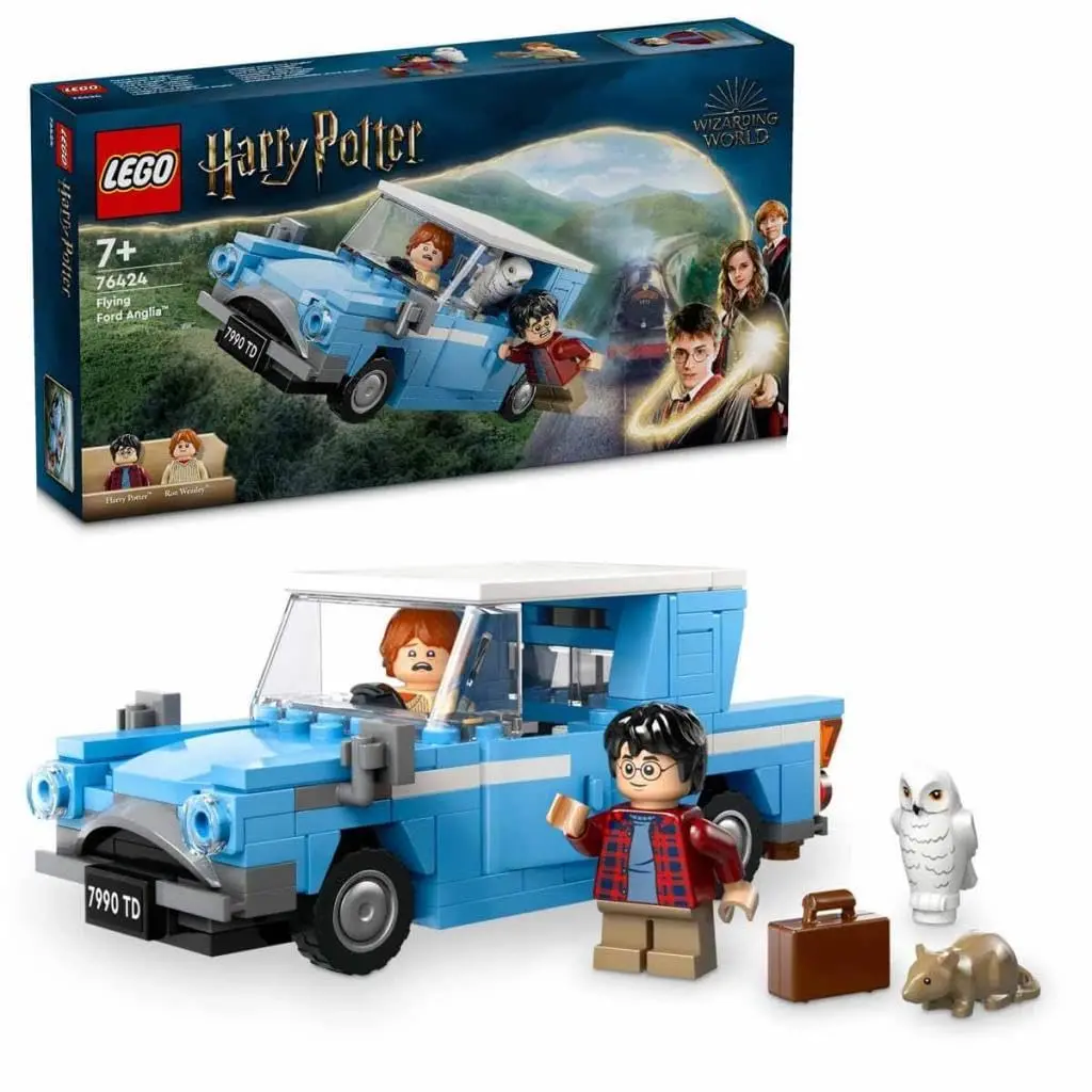 Lego Harry Potter Flying Ford Anglia Car Toy Building Kit For Ages 7+ 1
