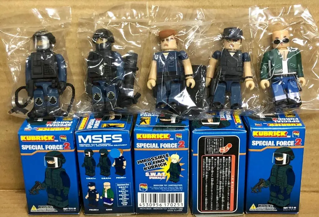 Medicom 17025 Kubrick Special Force 2 Msfs Set Of 5 (Buy-Spk) 1