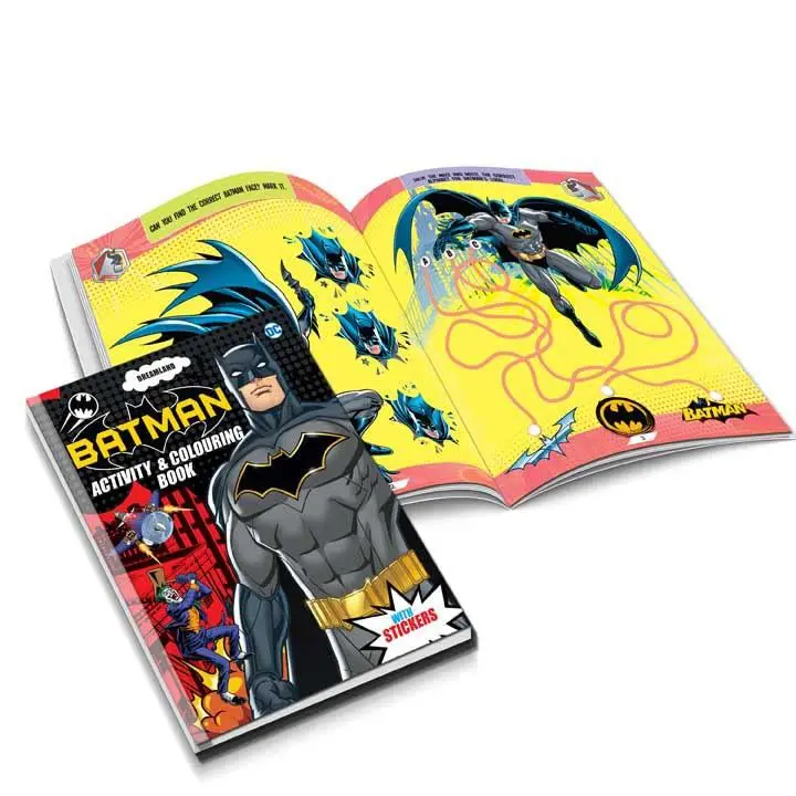 Dreamland Batman Copy Colouring And Activity Books Pack - A Drawing Painting & Colouring Book For Kids - Pack Of 5 Books(English) 2