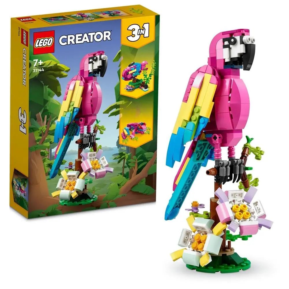 Lego Creator 3In1 Exotic Pink Parrot Building Kit For Ages 7+ 1