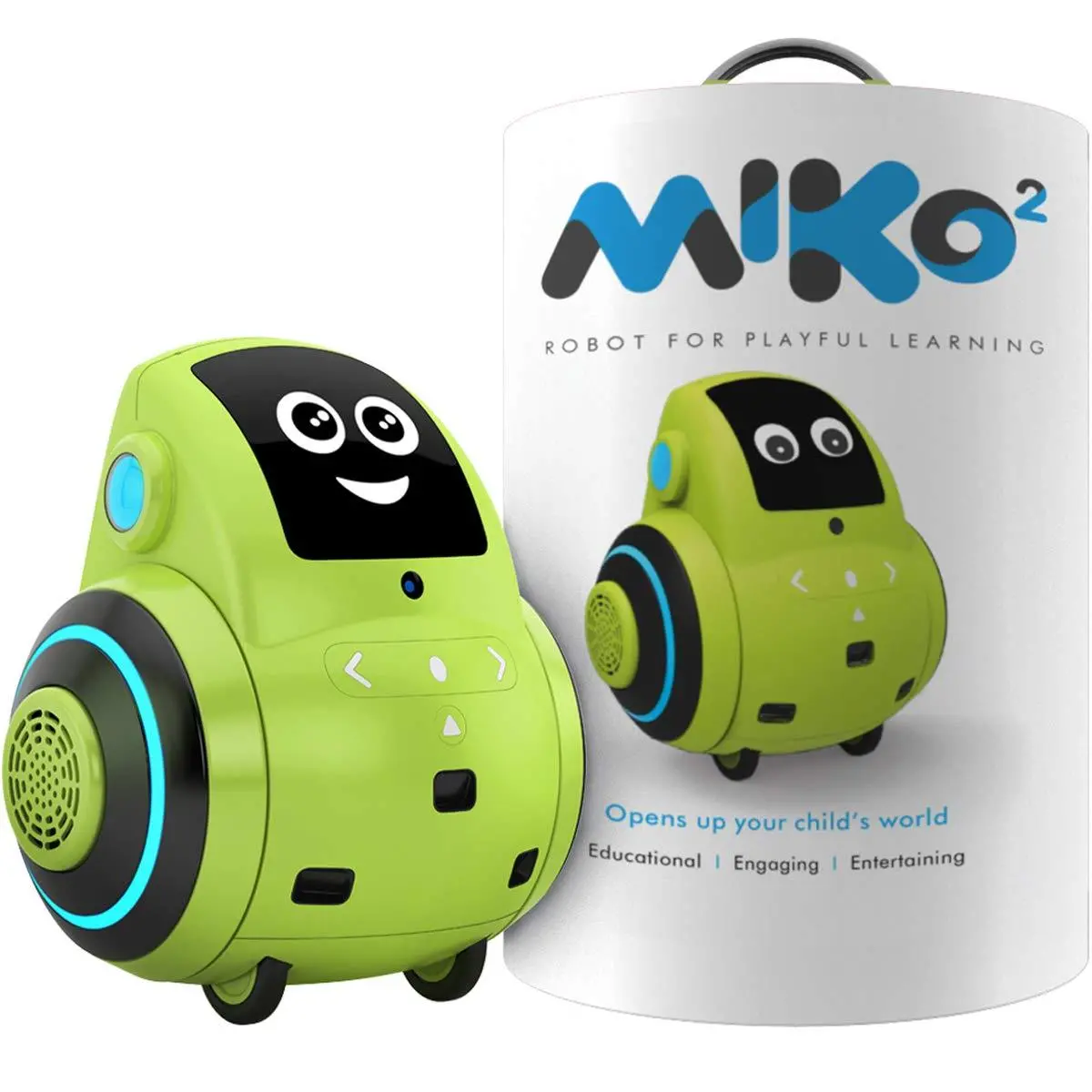 Miko My Companion Emotix Miko 2, Advanced Personal Robot For Kids, Goblin Green 1