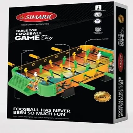 Simarr Play Zing 3 In 1 Table Top Foosball Big For Kids Ages 5 Years And Up 1
