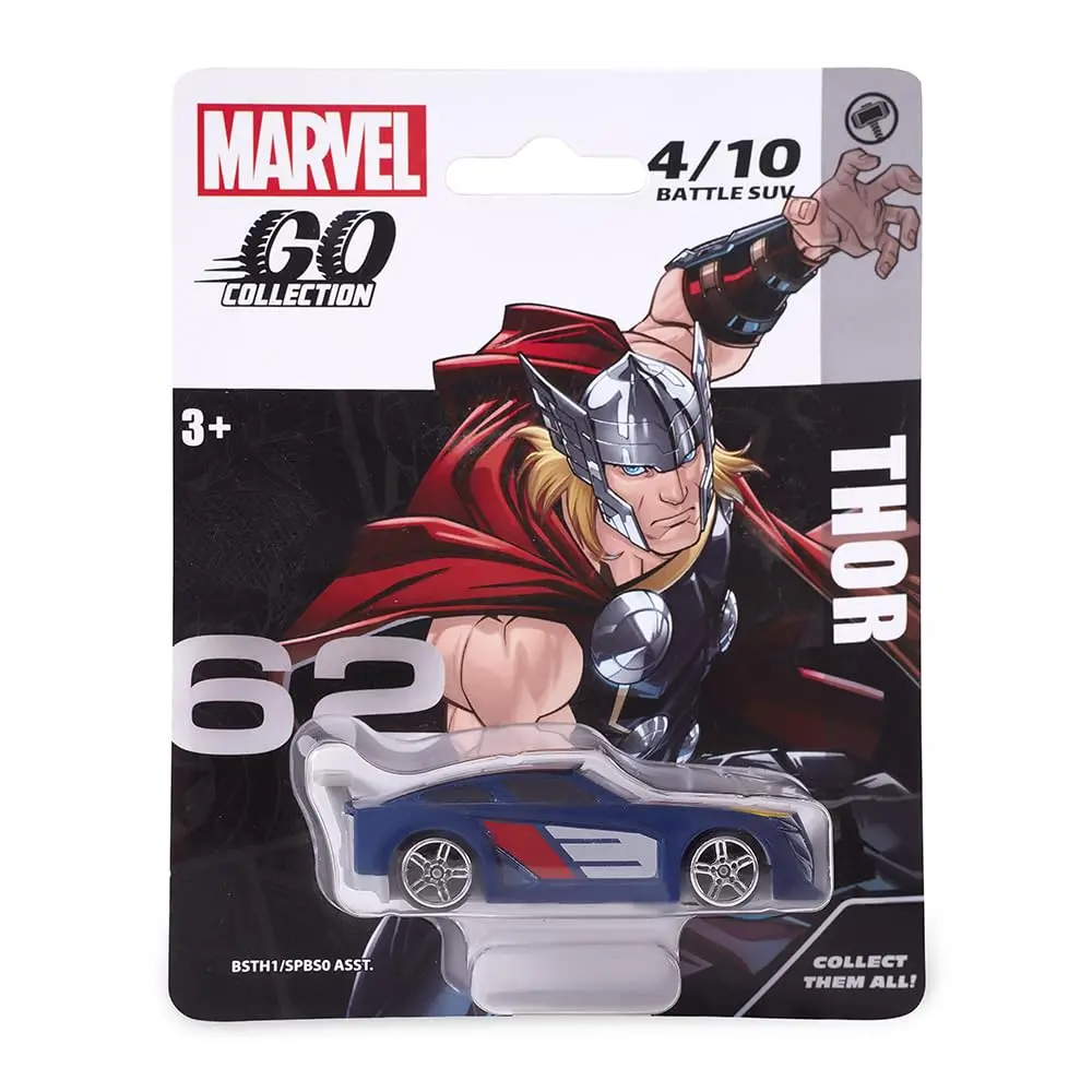 Marvel Go 1:64 Diecast Thor Battle Suv Toy Car For Collection For Ages 3 Years And Up 1