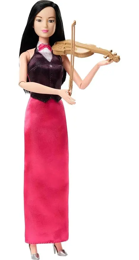 Barbie Careers Violinist Musician Doll With Violin And Bow For Kids Ages 3+ 1