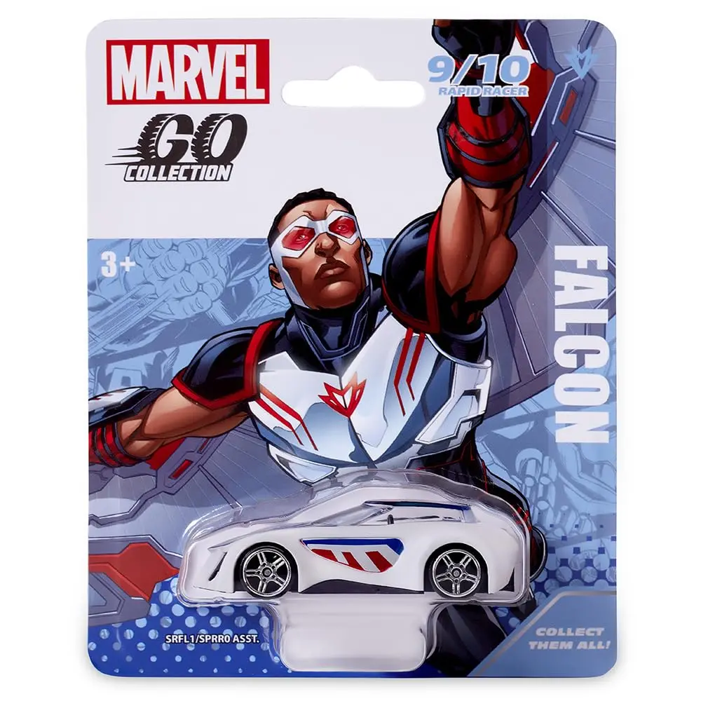 Marvel Go 1:64 Diecast Falcon Rapid Racer Toy Car For Collection For Ages 3 Years And Up 1