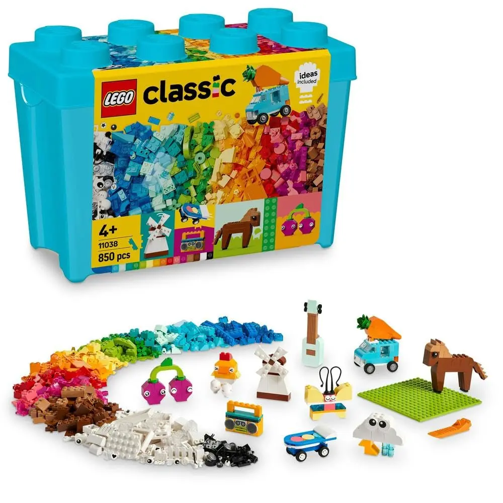 Lego Classic Vibrant Creative Brick Building Kit For Ages 4+ 1