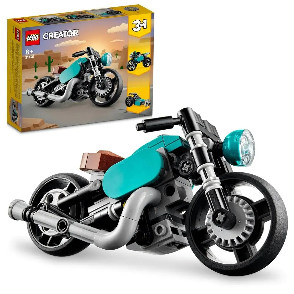 Lego Creator 3In1 Vintage Motorcycle Building Kit For Ages 8+ 1