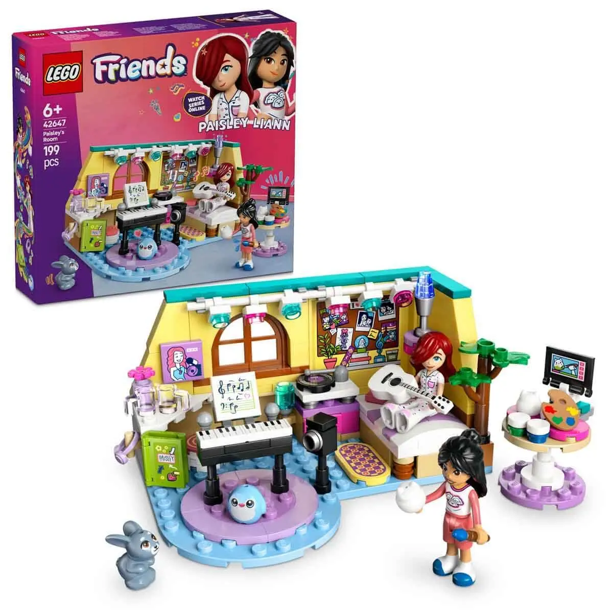 Lego Friends Paisley’S Room Building Kit For Ages 6+ 1