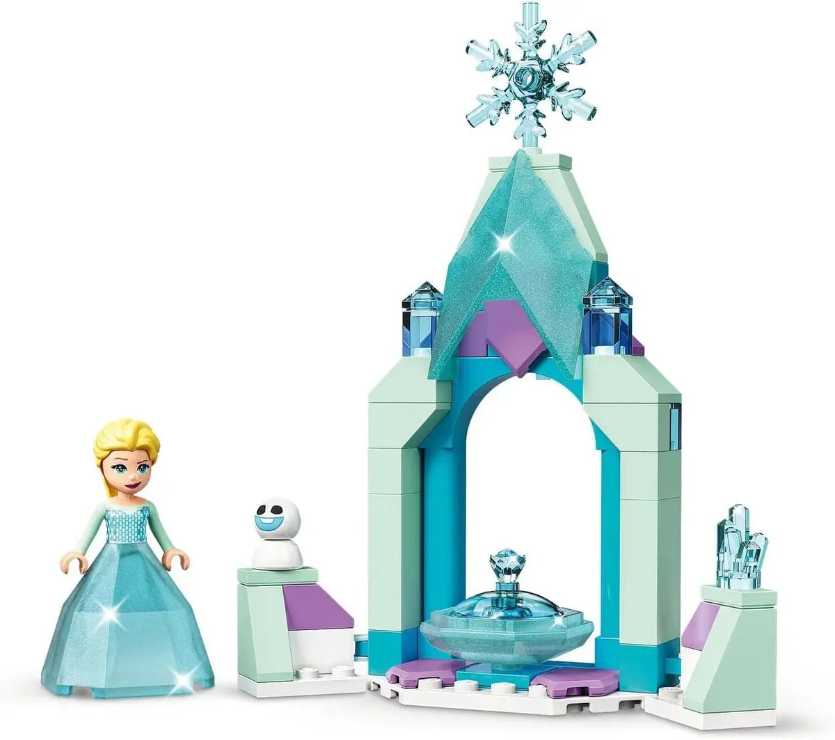 Lego Disney Elsa’S Castle Courtyard Building Kit For Ages 5+ 2
