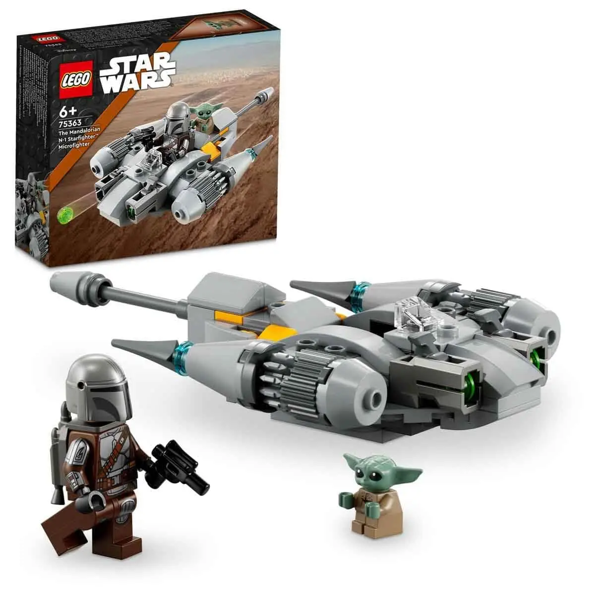Lego Star Wars The Mandalorian's N-1 Starfighter Microfighter Building Kit For Ages 6+ 1