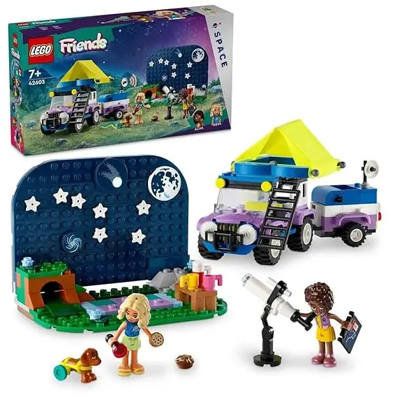 Lego Friends Stargazing Camping Vehicle Building Kit For Ages 7+ 1