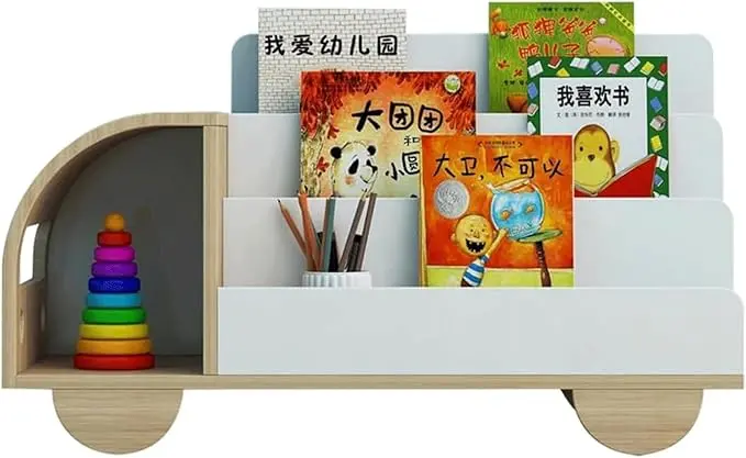 Kiddies Kingdom Bus Shelf Push Cart Organisers For Ages 3 And Above 1