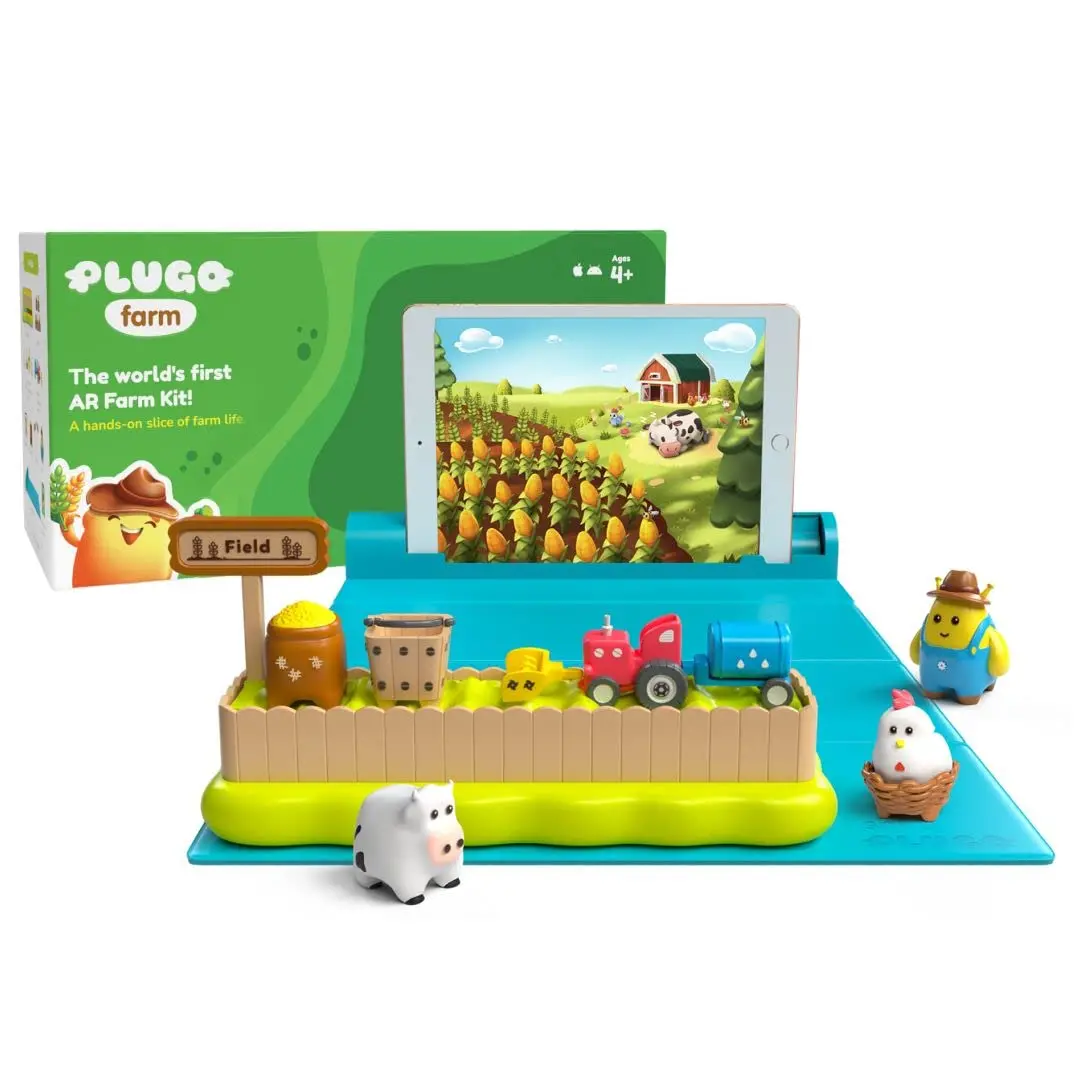 Playshifu Plugo Farm - Interactive Educational Toy With Farm Animals & Barn For Kids Ages 4 Years & Up (App Based, Device Not Included) 1