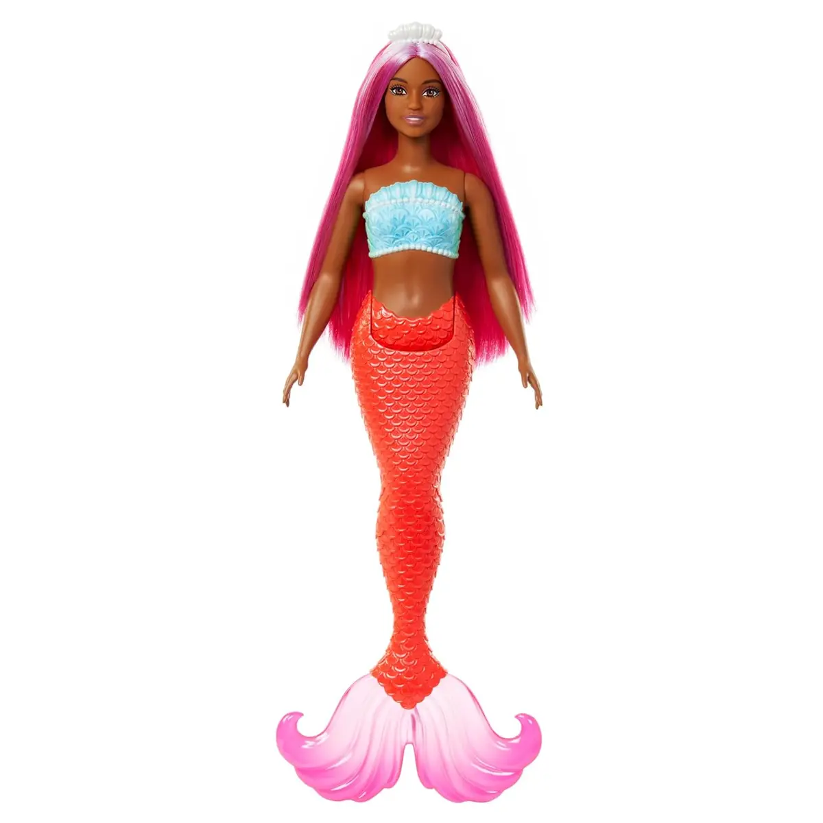 Barbie Mermaid Doll 2 With Fantasy Hair And Headband Accessories, Mermaid Toys With Shell-Inspired Bodices And Colorful Tails 1