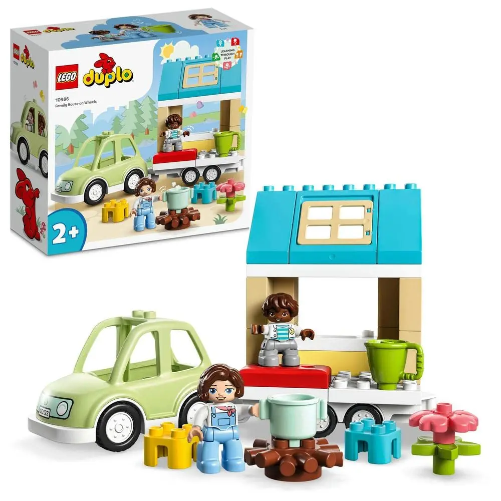 Lego Duplo Town Family House On Wheels Building Kit For Ages 2+ 1
