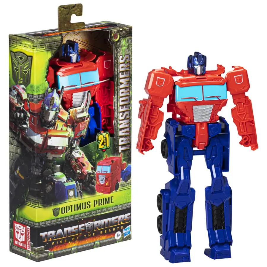 Transformers Rise Of The Beasts Movie 11 Inch Titan Changer Optimus Prime Converting Action Figure For Ages 6 Years And Up 1