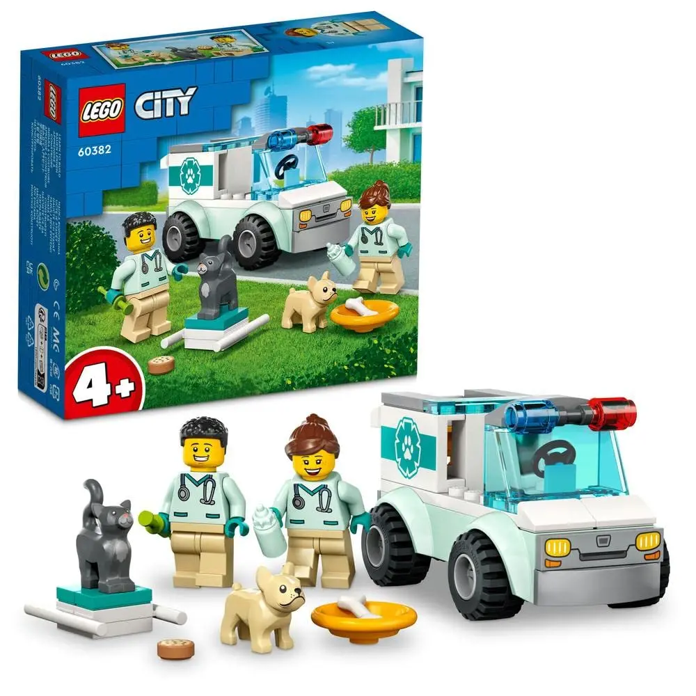 Lego City Vet Van Rescue Building Kit For Ages 4+ 1