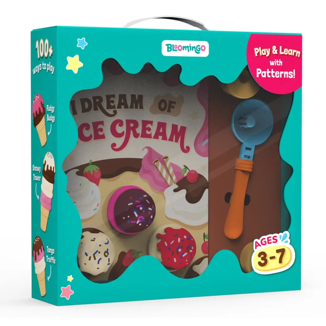 Bloomingo Dream Of Ice Cream Kitchen Pretend Playset For Kids Ages 3-7 Years 1