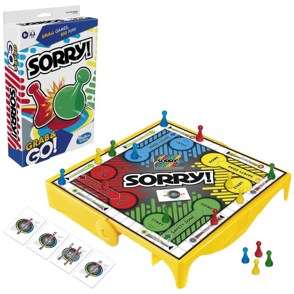 Hasbro Gaming Sorry Grab & Go For Kids Ages 6 And Up 1