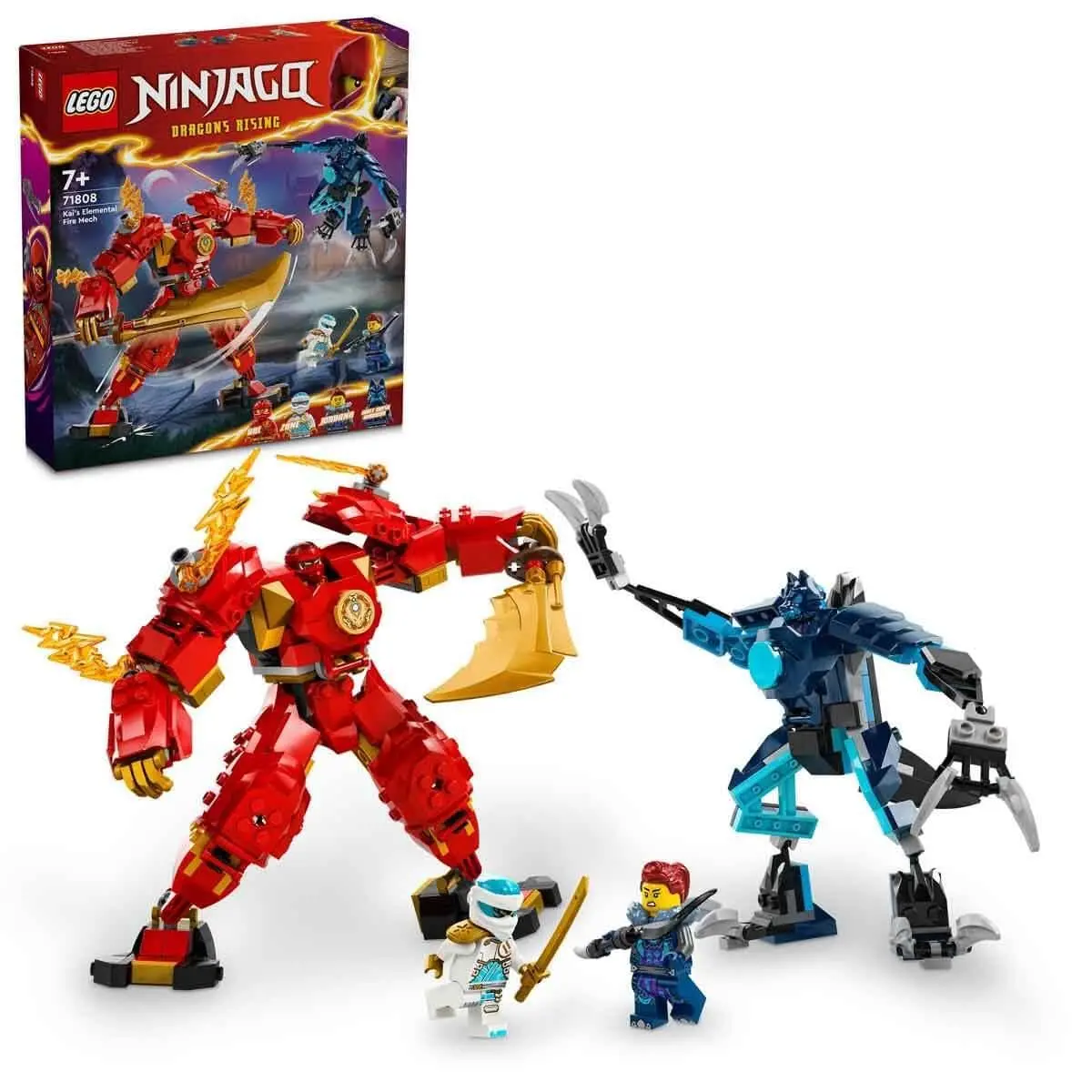 Lego Ninjago Kai’S Elemental Fire Mech Building Kit For Ages 7+ 1