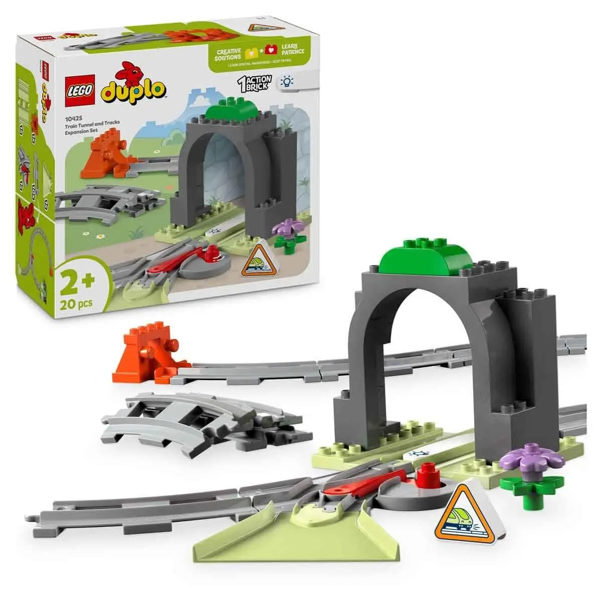 Lego Duplo Town Train Tunnel And Tracks Expansion Set Building Kit For Ages 2+ 1