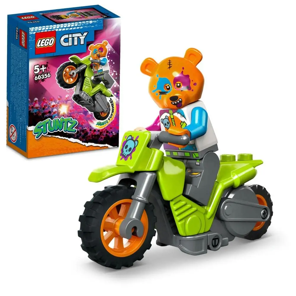 Lego City Bear Stunt Bike Building Kit For Ages 5+ 1