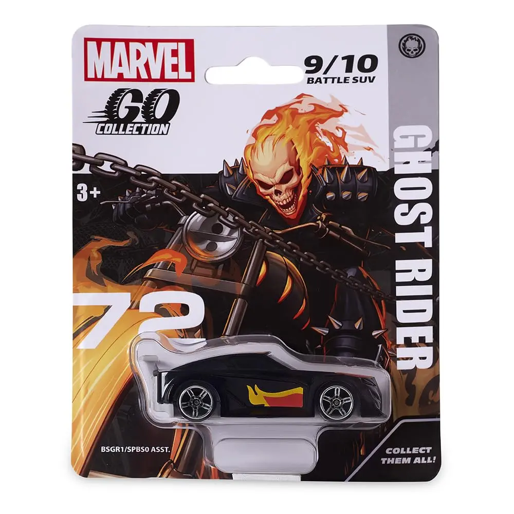 Marvel Go 1:64 Diecast Ghost Rider Battle Suv Toy Car For Collection For Ages 3 Years And Up 1