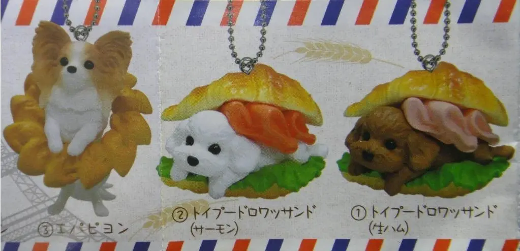 Bandai 2350582 趣緻熱狗 Hot Dog Anicolla Series Mascot 13 全6種 扭蛋 (Epc-1126-24) L 2