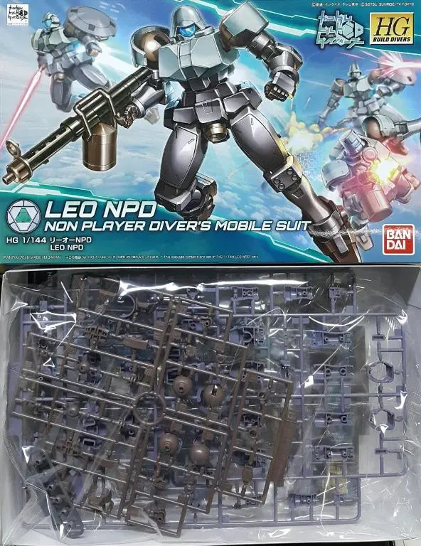 Bandai 25758 高達創戰潛行者 力傲 拼裝模型 Hg Gundam Build Divers 008 Leo Npd Non Player Diver's Mobile Suit Model Kit (Epc-1918-17) 存 2