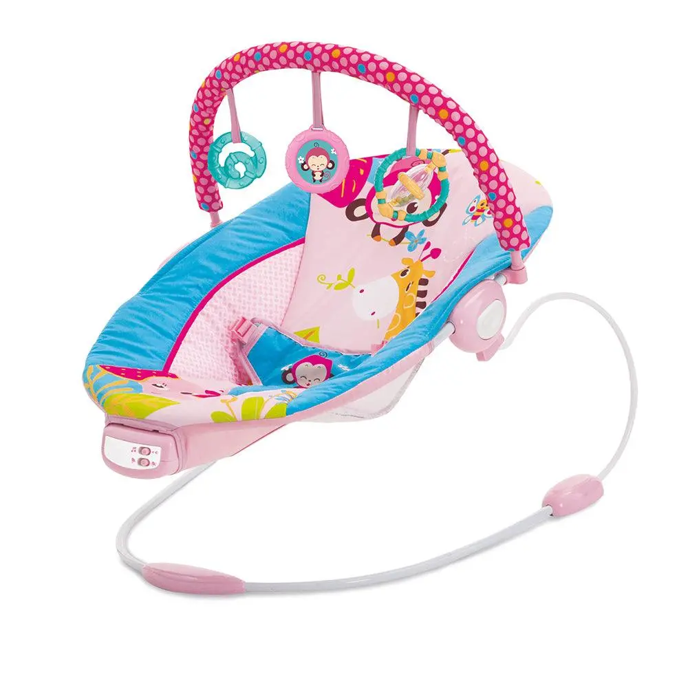 Mastela Music Vibrations Bouncer Pink - For Ages 0-1 Years 1