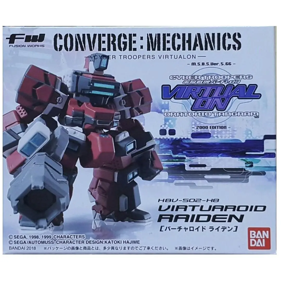 Bandai 22411 Fw Converge Mechanics 電腦戰機 Virtual On Hbv-502-H8 Virtuaroid Raiden (Epc-1710-56) 1