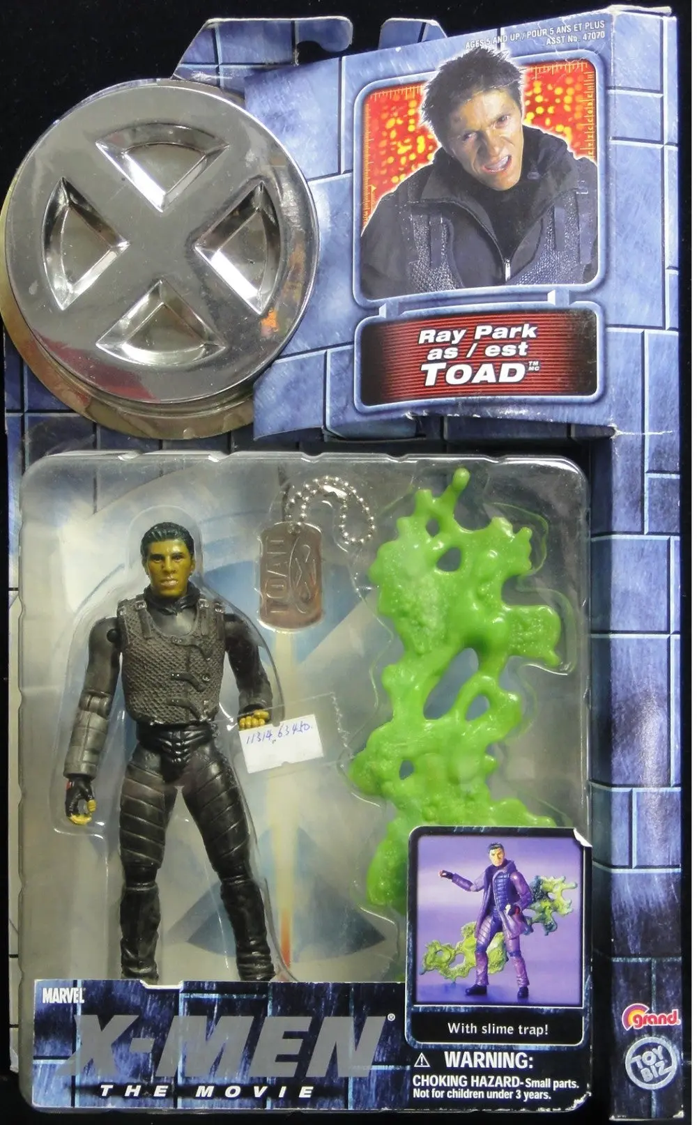 Toy Biz 變種特攻 Marvel X-Men The Movie Toad With Slime Trap 47075 1