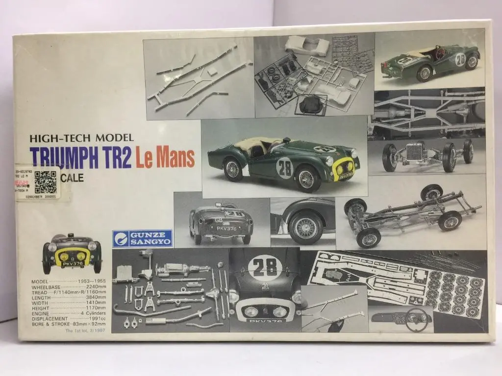 Gunze Sangyo 1/24 Triumph Tr2 Le Mans High-Tech Model (G-515:4000) (C890a-933) 1