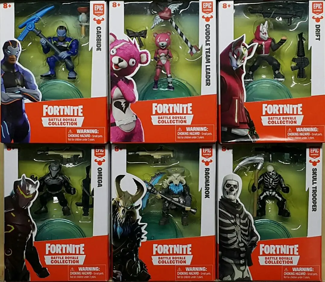Moose 63509 大逃殺系列 要塞英雄 盒蛋套裝 Epic Games Fortnite Battle Royale Collection Carbide Cuddle Team Leader Drift Omega Ragnarok Skull Trooper Set (Epc-2436-60S) 存 1