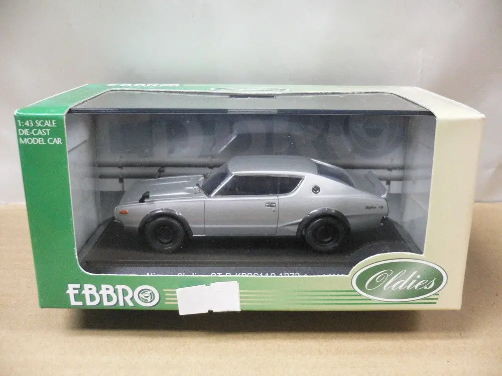 Ebbro 1/43 Nissan Skyline Gt-R Kpgc 110 1973 Silver (43558) (Piu) 1