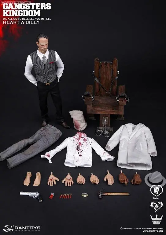 C1067-56 Damtoys Gangster Kingdom 黑幫王國 Heart A Billy Figure 1