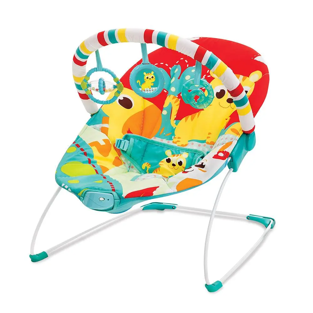 Mastela Soothing Vibration Bouncer Red - For Ages 0-1 Years 1
