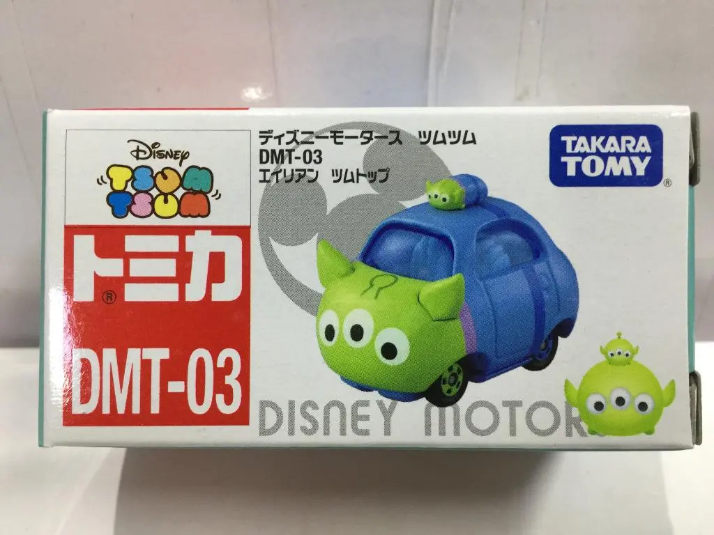Takara Tomy Tomica Disney Motors Dmt-03 Tsum Tsum Top Toy Story Alien (84420) (C1028-5-84420) 1