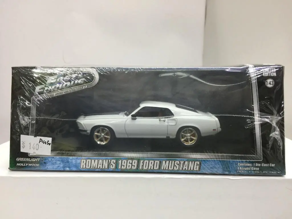 Hold ——Greenlight 1/43 Fast & Furious 狂野時速 Roman's 1969 Ford Mustang 86236 (02378) (Piu30店) 1