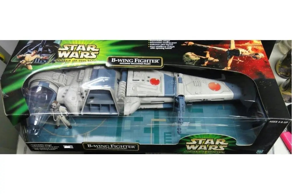 Hasbro Star Wars Power Of The Jedi B-Wing Fighter W/ Sullustan Pilot 星際大戰 B翼戰機連蘇魯斯特駕駛員 (Buy-26481-Spk) 1
