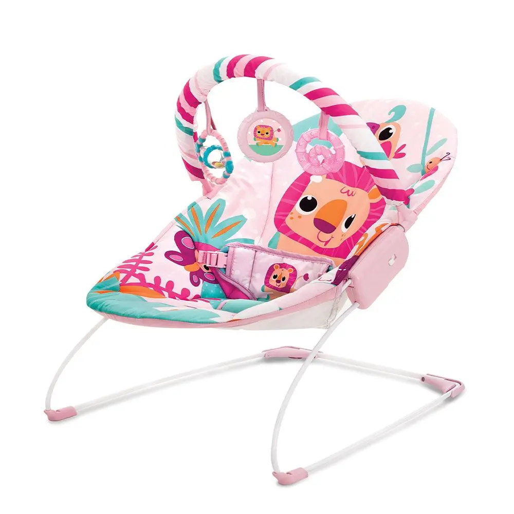 Mastela Music Vibrations Bouncer Baby Pink - For Ages 0-1 Years 1